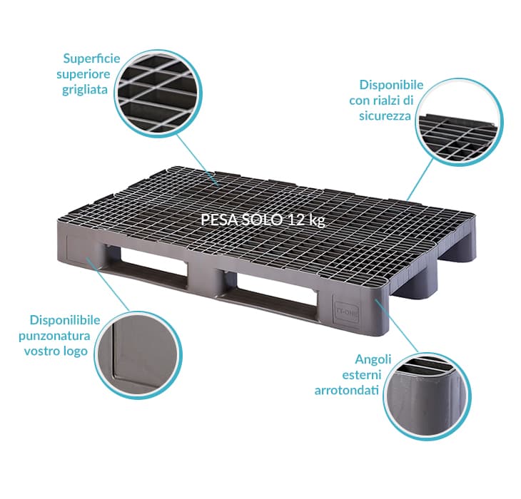 pallet in plastica hdpe